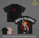 Unisex 7 Deadly Sins Meliodas Demon Mark Graphic Oversized Vintage Washed T-Shirt