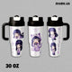 Insulated Tumbler Hinata Hyuga Chibi Byakugan Naruto Anime 17oz 24oz 30oz Stainless Steel Travel Coffee Mug Double Wall Vacuum Hot Cold Drink Cup Cute Anime Gift for Fans