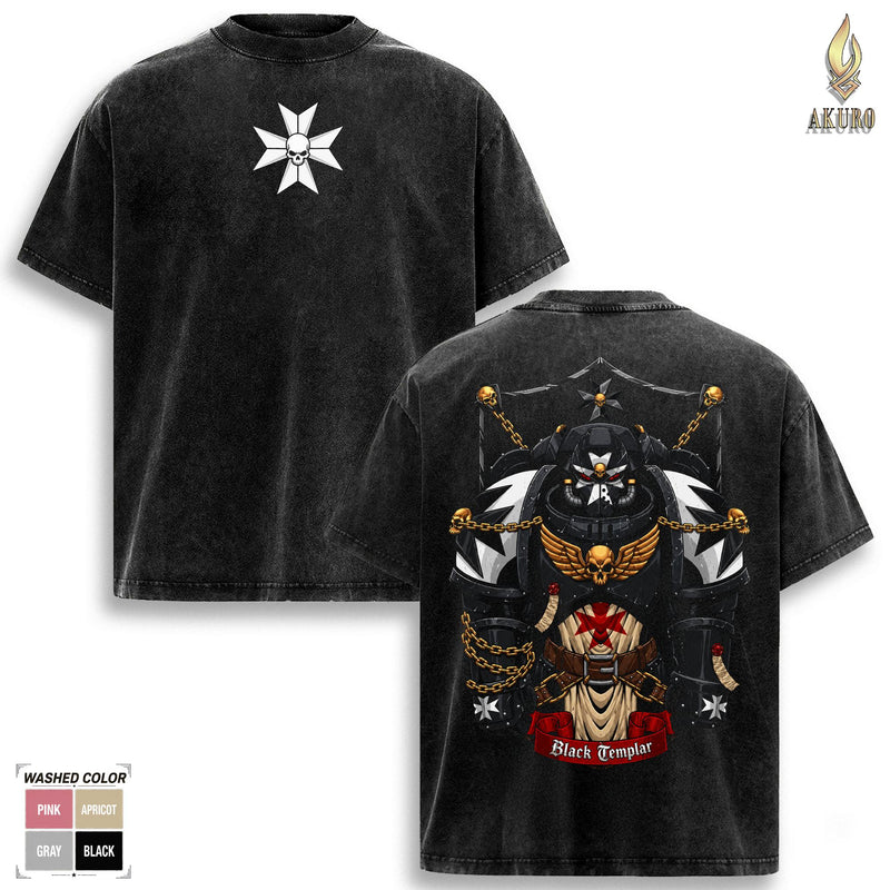 Space Marine Warhammer 40K Shirt, Space Marines Collection Tee, Oversized Vintage Washed Cotton Shirt Top Menswear