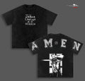 Alexander Anderson - Hellsing Anime Double Printed Vintage Washed Tee Unisex Oversize Anime Manga Washed Heavyweight Cotton T-shirt