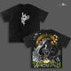 The Lich Adventure Time Vintage Washed Graphic T-Shirt, Oversized Heavyweight Cotton Tee, Double Sided Dark Fantasy Streetwear, Cartoon Villain Graphic Shirt, Gothic Aesthetic Apparel, Collector Gift For Adventure Time Fans