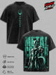 Metal ''Cooler'' Vintage Washed Graphic T Shirt - Heavyweight 260 GSM Cotton Tee, DBZ Oversized Anime Streetwear Shirt, Casual Wear, Gift for DBZ Fans Men & Women