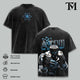 Real Steel Atom Graphic Tee, Apparel with Double Print, Oversize Lightweight Acid-Washed Cotton, Casual Classic Seamless Shortsleeve Movies Films Streetwear Top Gift for movie fans