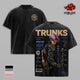 Future Trunks DBZ T-Shirt, Capsule Corp Red Ribbon Graphic Tee, Back Print Vintage 90s Anime Shirt, Graphic Tees Men, Trendy Tshirts, Men's T Shirts, DBZ Streetwear, Unisex Cotton Distressed Tee, Merch For Men, Men Fashion Graphic Tee