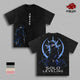 Sung Jin-Woo Solo Leveling T-Shirt, Shadow Monarch Graphic Tee, Vintage Washed Anime Shirt, Oversized Heavyweight Cotton Tee, Manga Streetwear