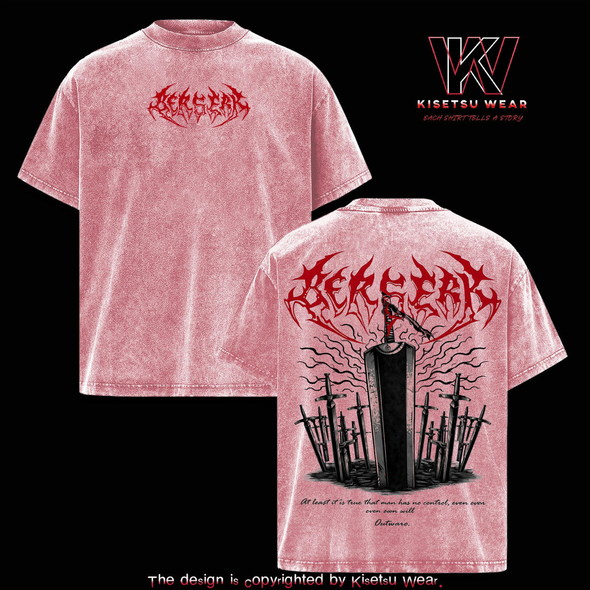 Guts Gym Pump Cover T-Shirt – Berserk Vintage Washed Inspired Tee, Dark Fantasy Sword Anime Graphic Shirt, Oversized Anime Streetwear Apparel, Soft Cotton Casual Unisex Top, Gift for Berserk Fans