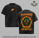 Salamanders Warhammer 40K New Release Vintage Washed Tee | Grimdark Sci-Fi Graphic Shirt | Premium Cotton T-Shirt for Fans of Imperium, Space Marines & Chaos | Retro Battle Aesthetic Streetwear Apparel