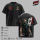 Mexico World Football Tour 2026 X Levi Ackerman Attack On Titan Vintage Washed Anime Soccer T Shirt, Retro Futbol Graphic Tee, Oversized Heavyweight Cotton Streetwear, Football Fan Shirt, Sports Aesthetic Gift Merch Apparel