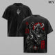 The Lich Adventure Time Vintage Washed Oversized T-Shirt, Dark Fantasy Cartoon Villain Graphic Tee, Double Printed Skull King Artwork, Heavy Cotton Streetwear, Unisex Retro Grunge Shirt