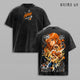 Nami Vintage Washed T-Shirt OP Anime Graphic Tee Oversized Streetwear Shirt Cat Burglar Manga Fan Gift Unisex Clothing