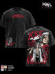 Bleach Kenpachi 13 Gotei Men’s T-Shirt, Vintage Washed Graphic Tee, Classic Casual Soft Cotton Crewneck Streetwear Apparel, Anime Clothes for Fans