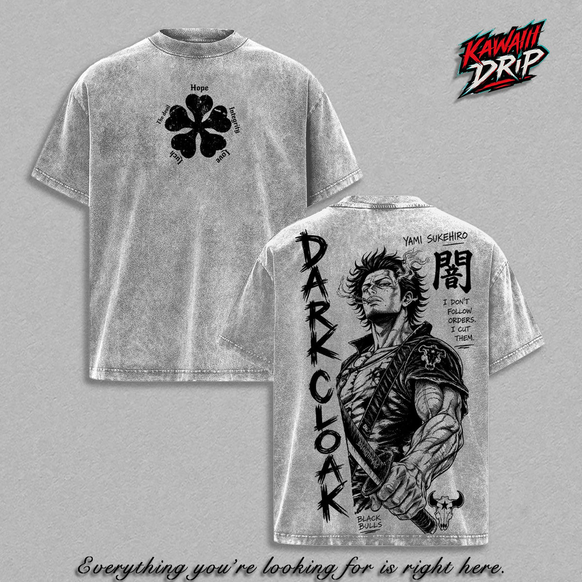 Yami Sukehiro Black Clover T-Shirt, Dark Magic Captain Graphic Tee, Black Bulls Anime Shirt, Anime Streetwear Tee, Vintage 90s Graphic Shirt, Yami Back Print T-Shirt, Unisex Cotton Graphic Tee, Trendy Streetwear Apparel, Soft Cotton Casual T-Shirt