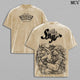 Gyro Zeppeli Washed Tee – JoJo’s Bizarre Adventure Steel Ball Run Part 7 Anime 2026 Golden Spin Western Race Manga Graphic Double Printed T-Shirt, Menswear Heavy Cotton Unisex Oversize Streetwear Vintage
