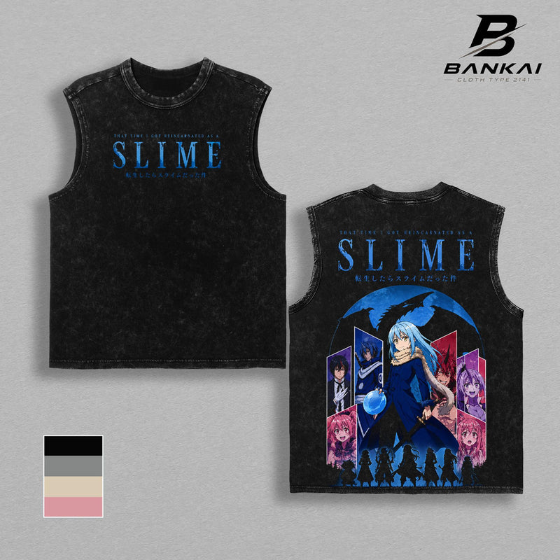 Rimuru Tempest Slime Anime T-Shirt, That Time I Got Reincarnated as a Slime Graphic Tee, Vintage Anime Shirt, Oversized Streetwear T Shirt, Anime Sweatshirt, Graphic Hoodie, Anime Tank Top, Manga Shirt, Back Print Tee, Trendy Graphic Shirts, Anime Merch