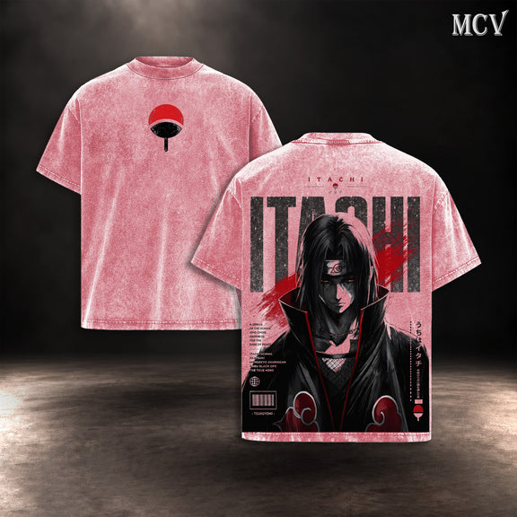 Itachi Uchiha Akatsuki T-shirt - Pink