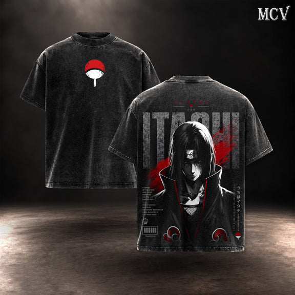 Itachi Uchiha Akatsuki T-shirt - Black