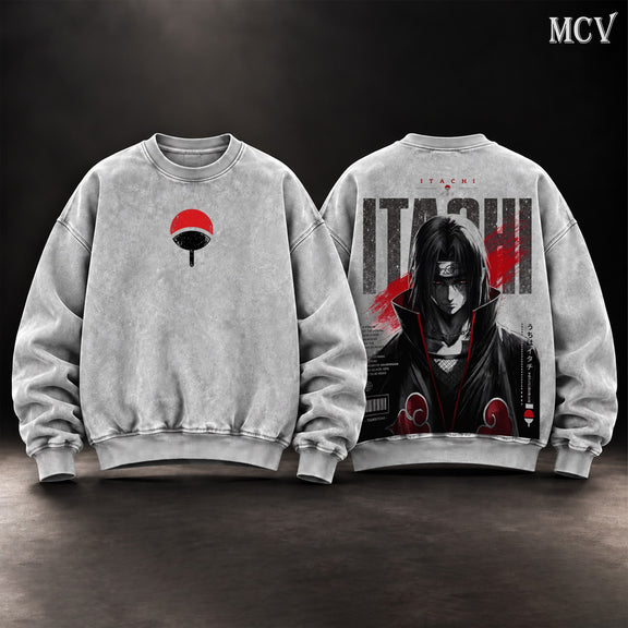 Itachi Uchiha Akatsuki Sweatshirt - Gray