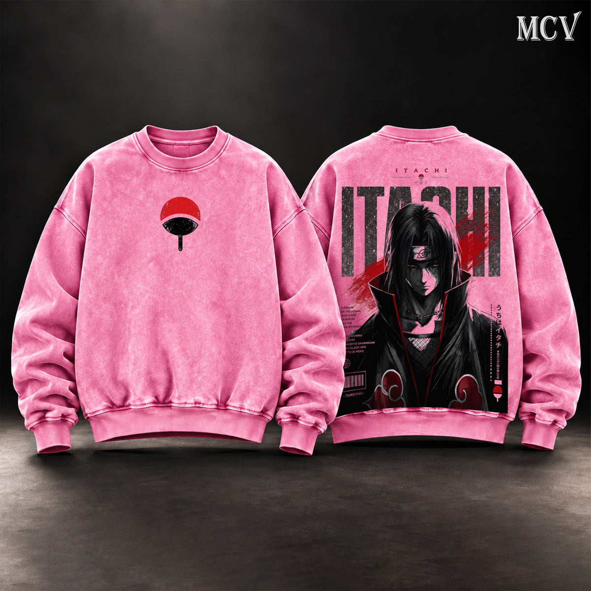 Itachi Uchiha Akatsuki Sweatshirt - Pink