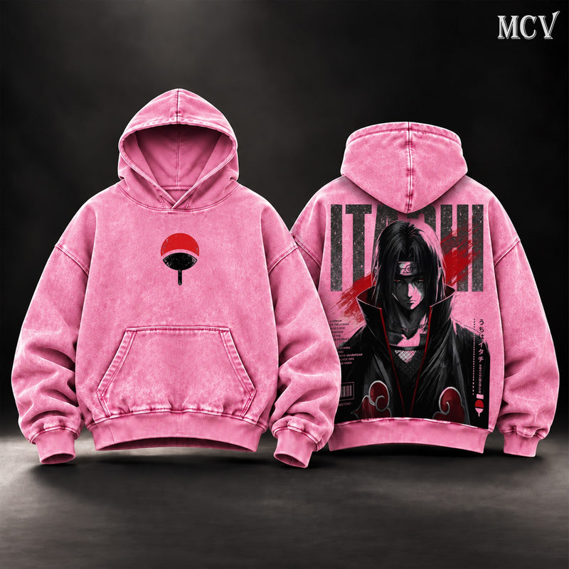 Itachi Uchiha Akatsuki Hoodie - Pink