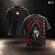 Itachi Uchiha Red Moon T-shirt - Black