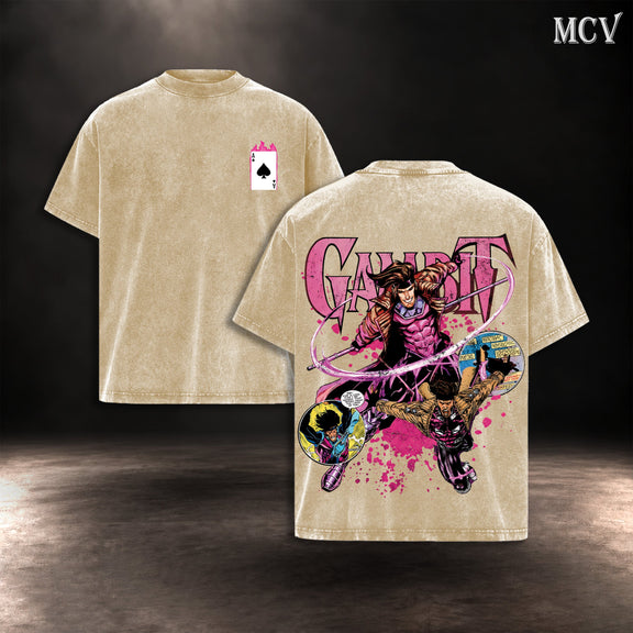Gambit X-Men T-Shirt - Apricot