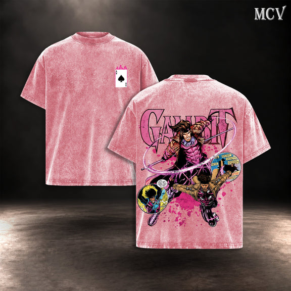 Gambit X-Men T-Shirt - Pink