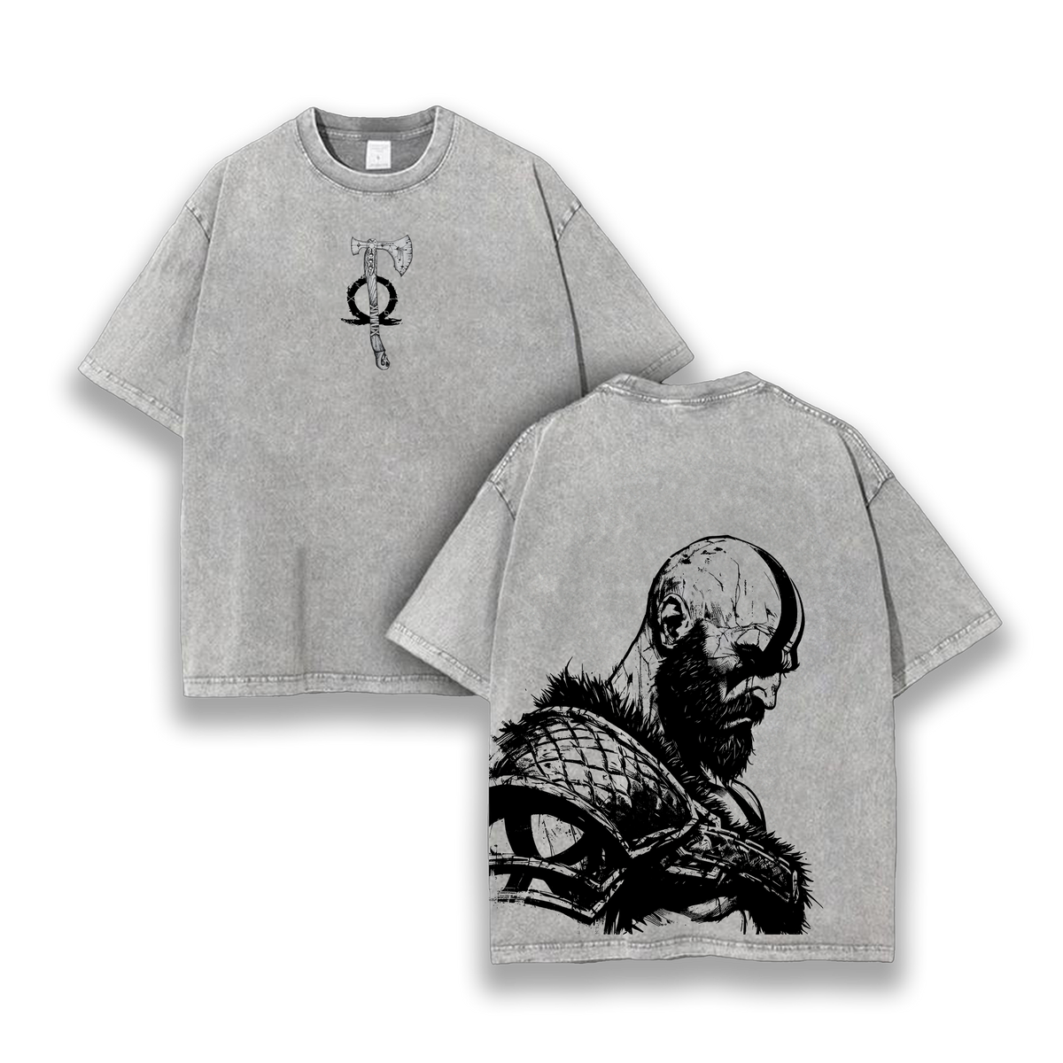 Kratos - God of War Washed T-Shirt