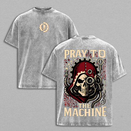 Adeptus Warhammer 40K New Release Vintage Washed Tee | Grimdark Sci-Fi Graphic Shirt | Premium Cotton T-Shirt for Fans of Imperium, Space Marines & Chaos | Retro Battle Aesthetic Streetwear Apparel