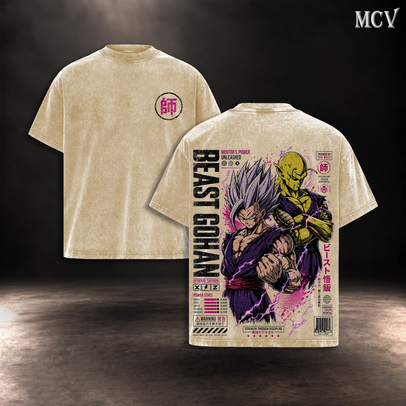Beast Gohan Piccolo T-shirt - Apricot