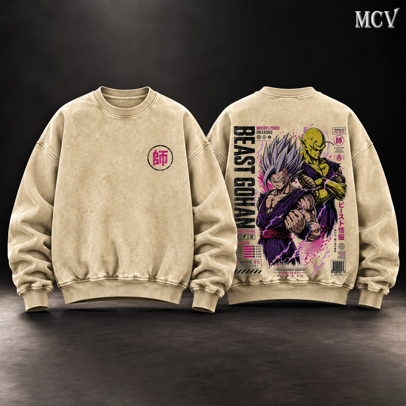 Beast Gohan Piccolo Sweatshirt - Apricot
