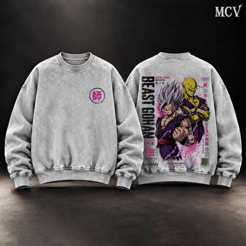 Beast Gohan Piccolo Sweatshirt - Gray