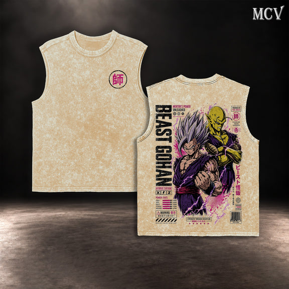 Beast Gohan Piccolo Tanktop - Apricot