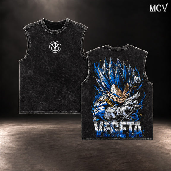 Vegeta Super Saiyan Blue Tanktop - Black