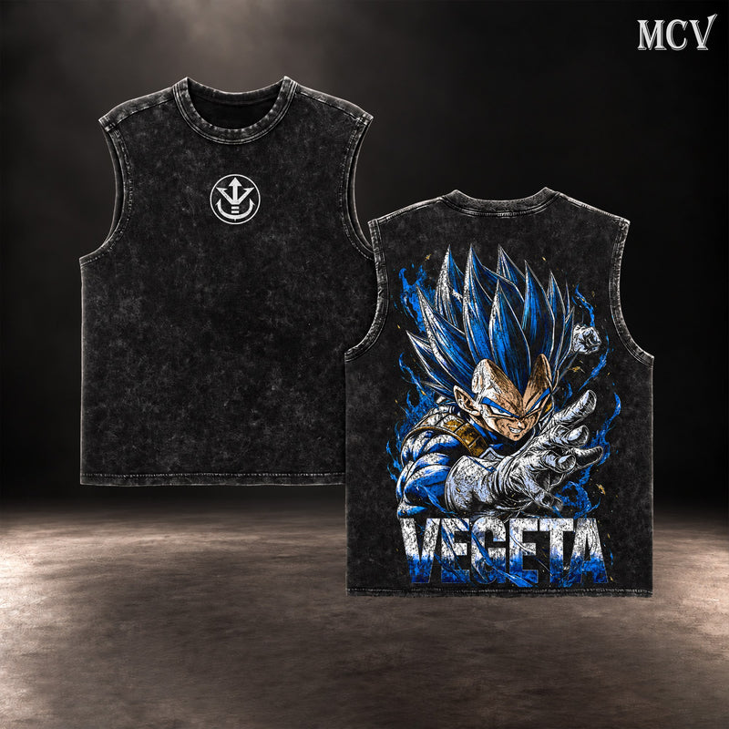 Vegeta Super Saiyan Blue Tanktop - Black