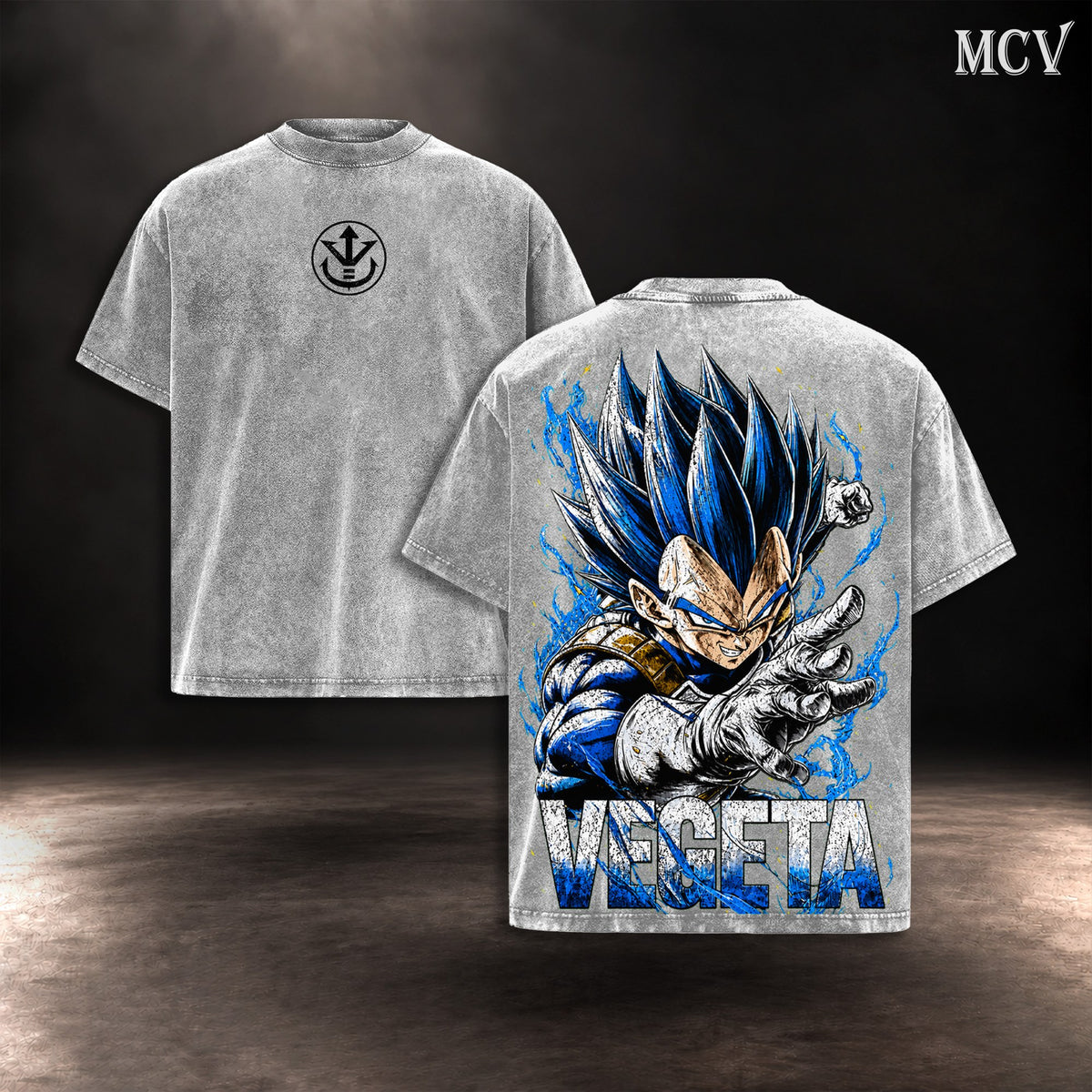 Vegeta Super Saiyan Blue T-shirt - Gray