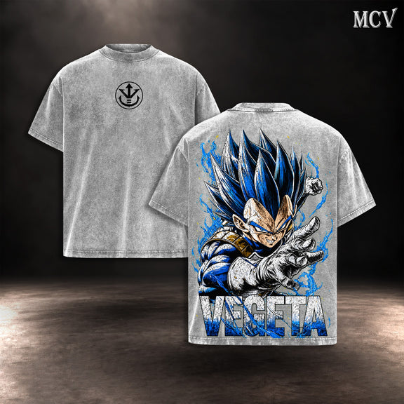 Vegeta Super Saiyan Blue T-shirt - Gray