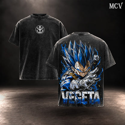 Vegeta Super Saiyan Blue T-shirt - Black