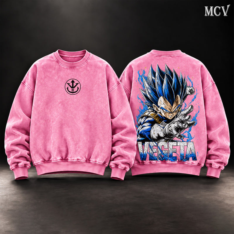Vegeta Super Saiyan Blue Sweatshirt - Pink