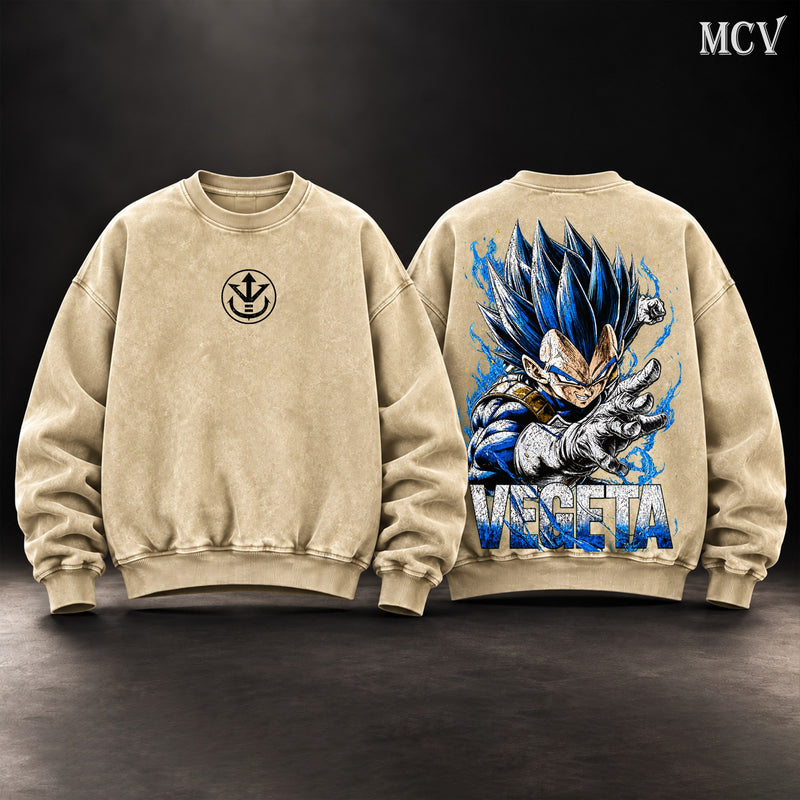 Vegeta Super Saiyan Blue Sweatshirt - Apricot