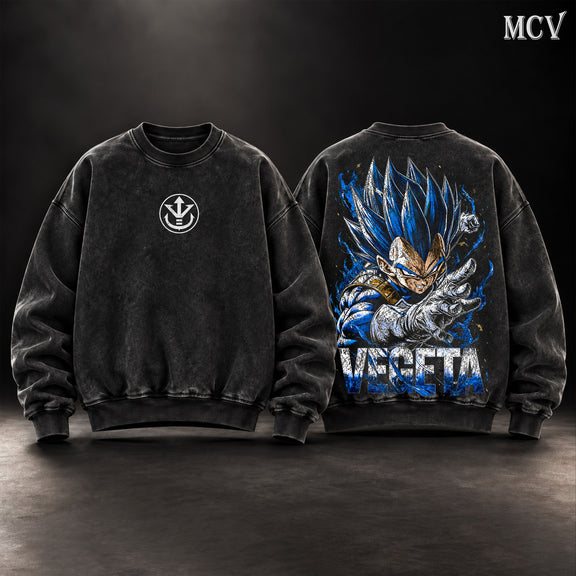 Vegeta Super Saiyan Blue Sweatshirt - Black