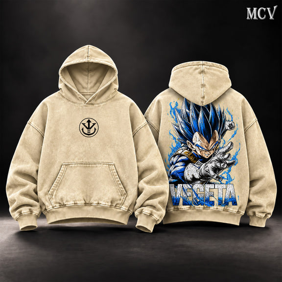 Vegeta Super Saiyan Blue Hoodie - Apricot