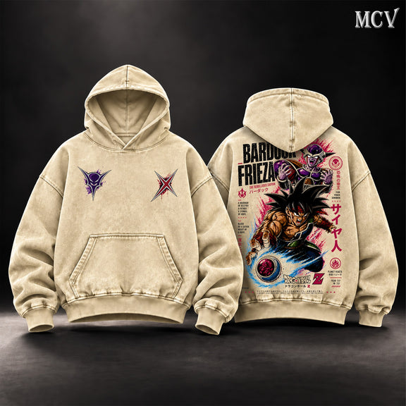Bardock vs Frieza Hoodie - Apricot