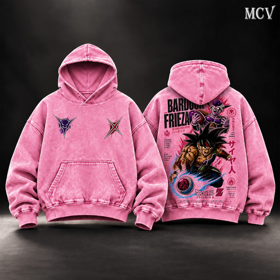 Bardock vs Frieza Hoodie - Pink