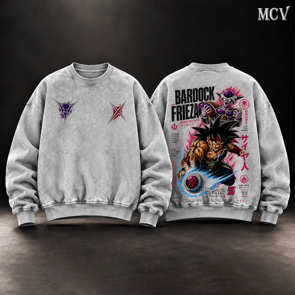 Bardock vs Frieza Sweatshirt - Gray