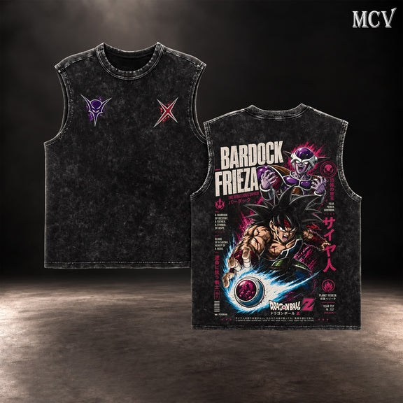 Bardock vs Frieza Tanktop - Black