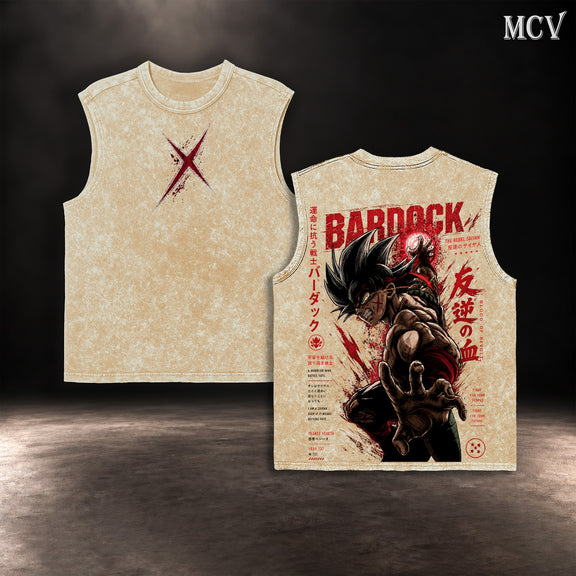 Bardock Blood of Revolt Tanktop - Apricot