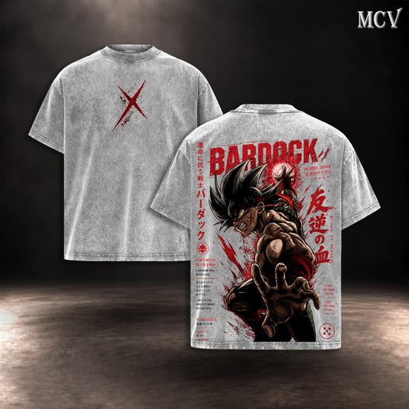Bardock Blood of Revolt T-shirt - Gray
