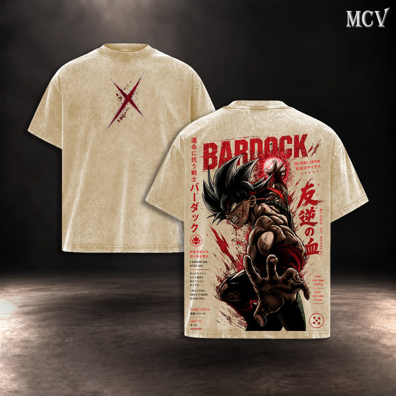 Bardock Blood of Revolt T-shirt - Apricot