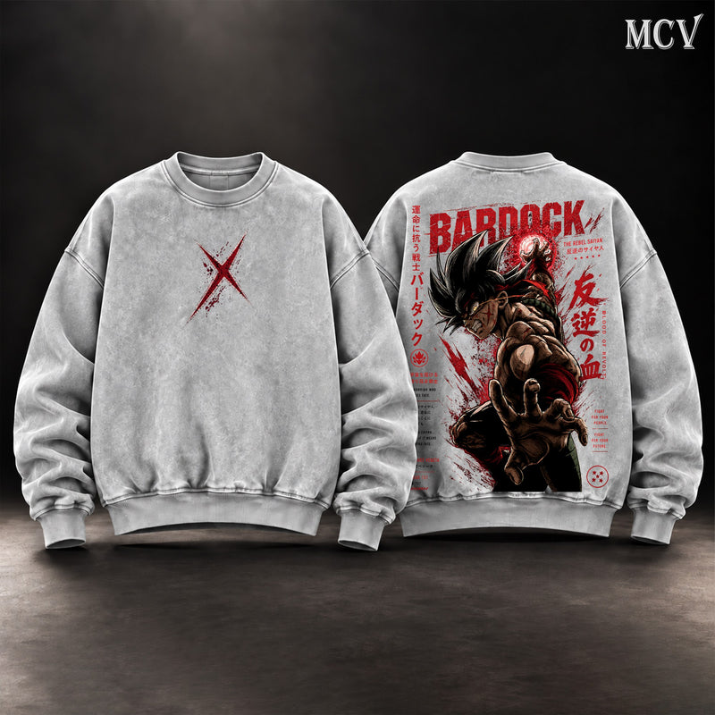Bardock Blood of Revolt Sweatshirt - Gray