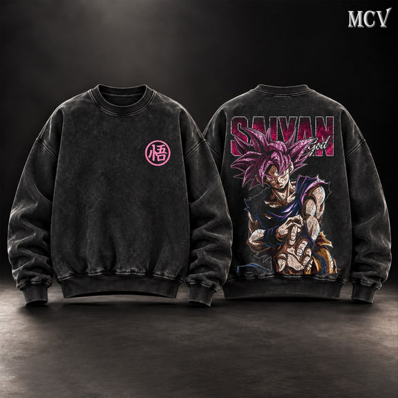 Goku Super Saiyan God Sweatshirt - Black